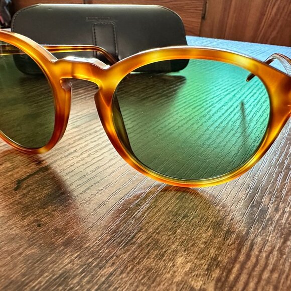 ? Saint Laurent Round Sunglasses‎ - Havana Green main image 4